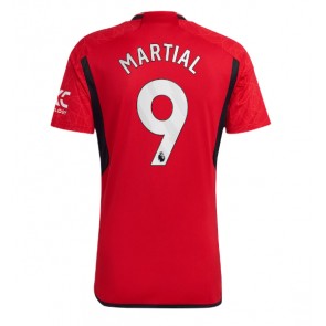 Manchester United Anthony Martial #9 Domácí Dres 2023-24 Krátký Rukáv